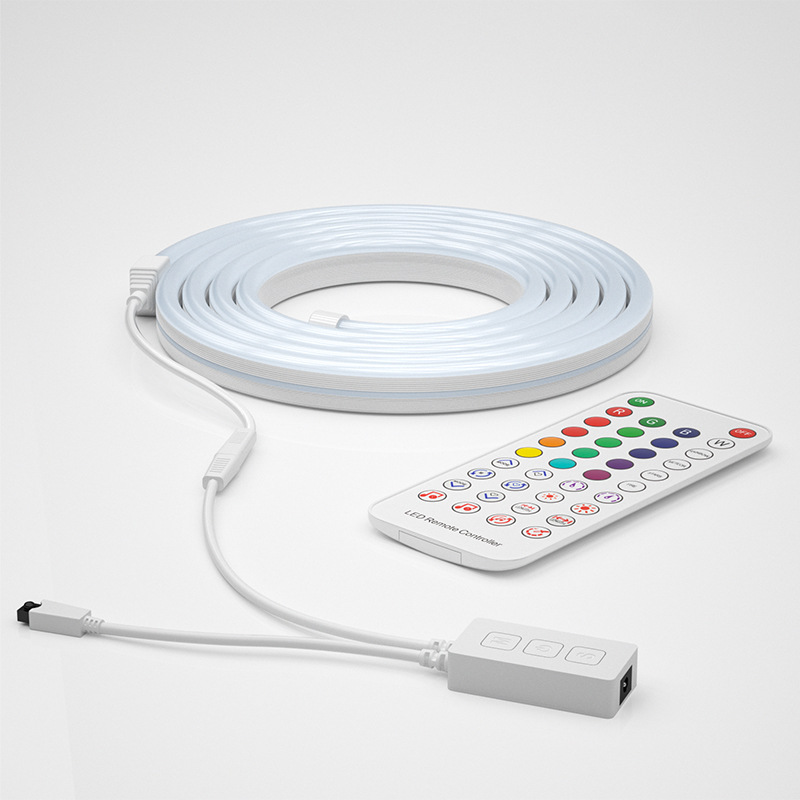 WiFi Bluetooth Music Dream Color RGBIC LED Neon Strip Light Kit 1~5m